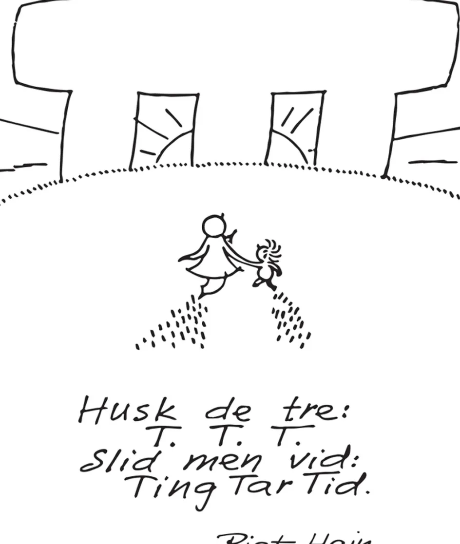 Best Piet Hein Vandglas m. Gruk Hvis du ingen/Husk de tre 2 stk. 25 cl