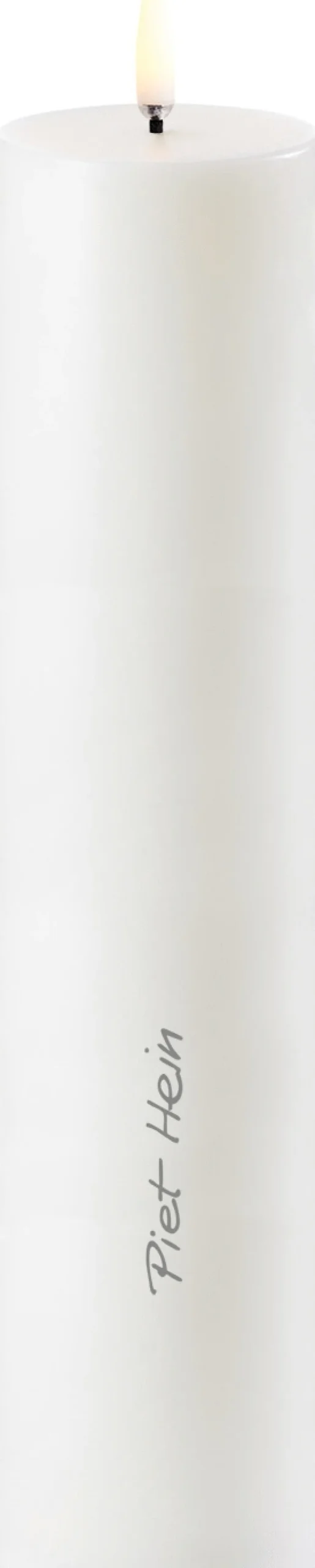Piet Hein Stearinlys|Led Stearinlys > Bloklys LED Ø5xH22 cm, Hvid