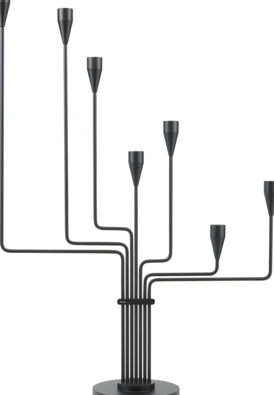 Outlet Piet Hein Lysestage Karlsvognen H63 cm, Sort