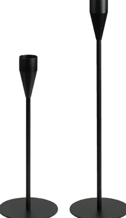 Sale Piet Hein Maxi Lysestages鎡 Venus/Jupiter 2 stk, Sort