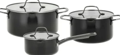 Sale Pillivuyt Gourmet Blavet Grydesæt m. Aluminium/Keramisk Belægning 6 Dele