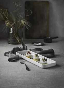 Pillivuyt Plissé Tapasfad , Hvid