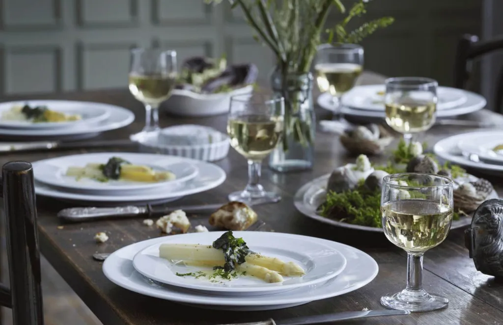 Sancerre Tallerken , Hvid Frokosttallerkener