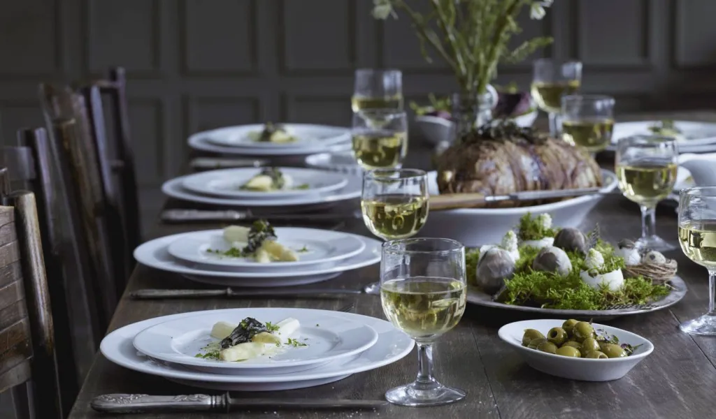 Sancerre Tallerken , Hvid Frokosttallerkener