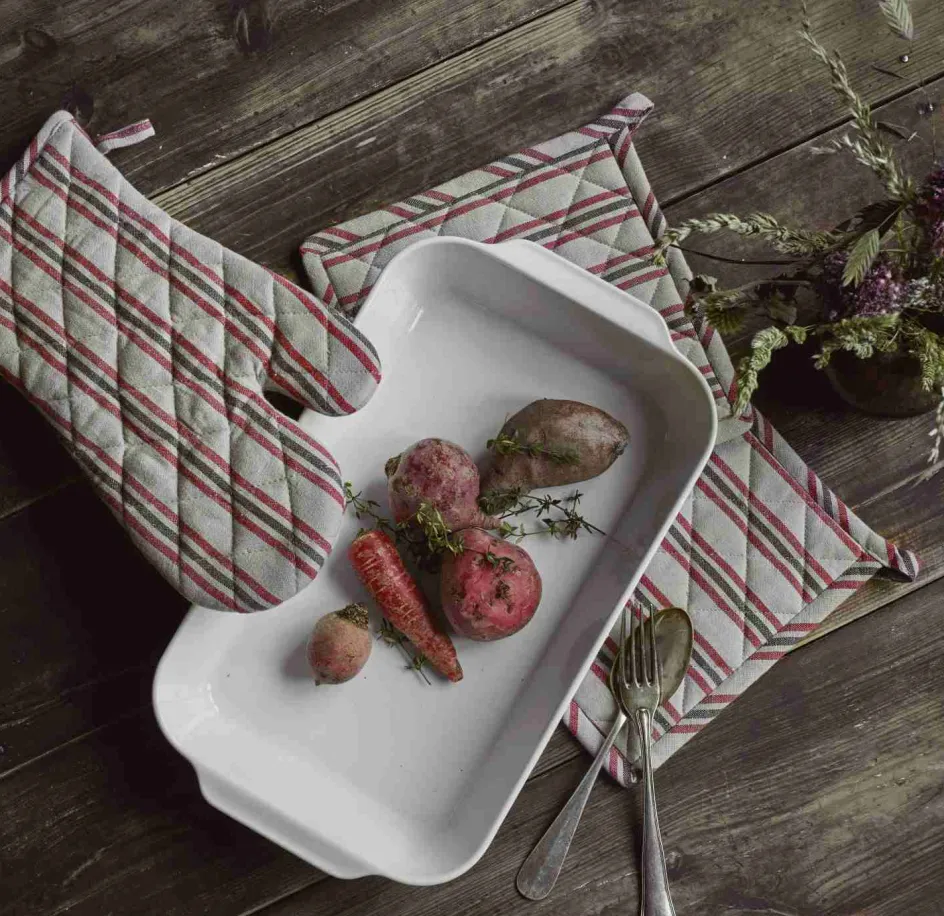 Pillivuyt Serie Originale Dybt Fad 2 stk. 32x17 cm, Hvid