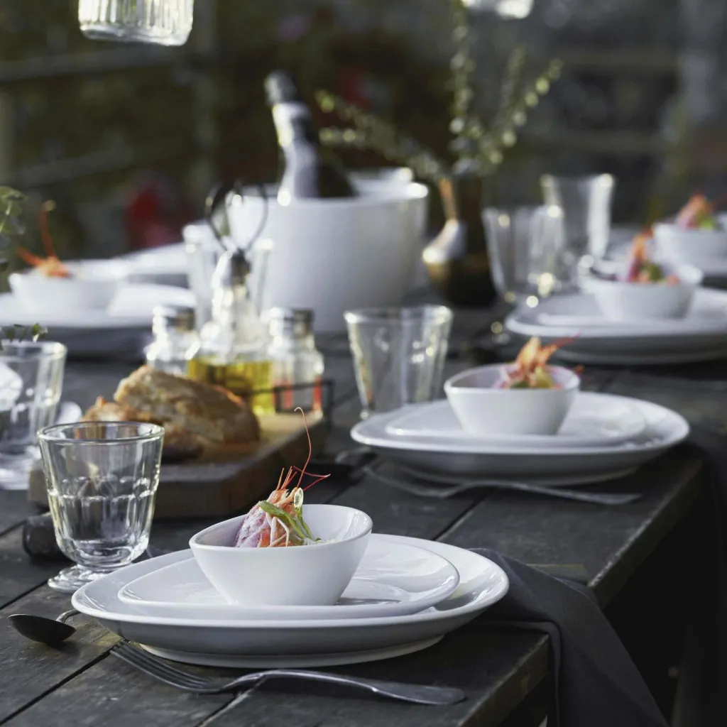Pillivuyt Frokosttallerkener > Serie Originale Oval Steaktallerken , Hvid