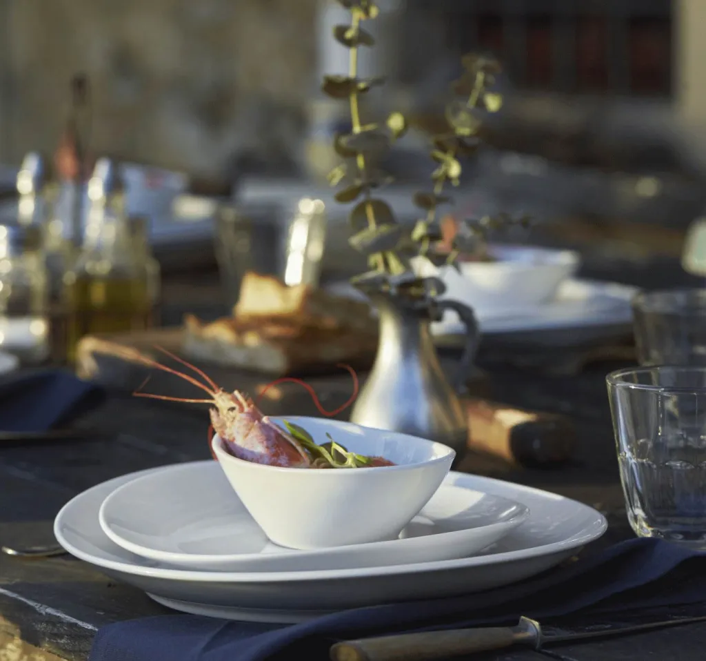 Pillivuyt Frokosttallerkener > Serie Originale Oval Steaktallerken , Hvid