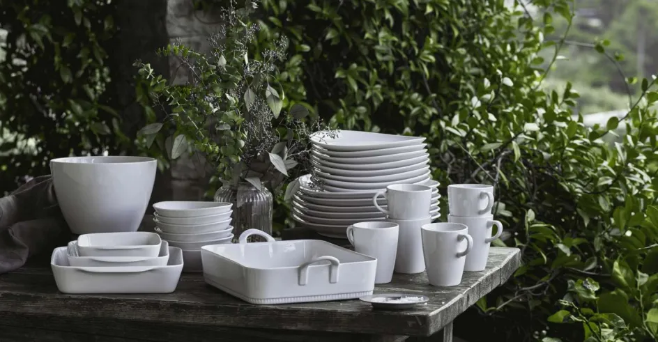 New Pillivuyt Serie Originale Oval Steaktallerken , Hvid