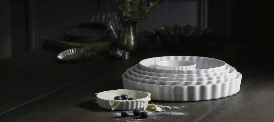 Hot Pillivuyt Serie Originale Tærteform , Hvid