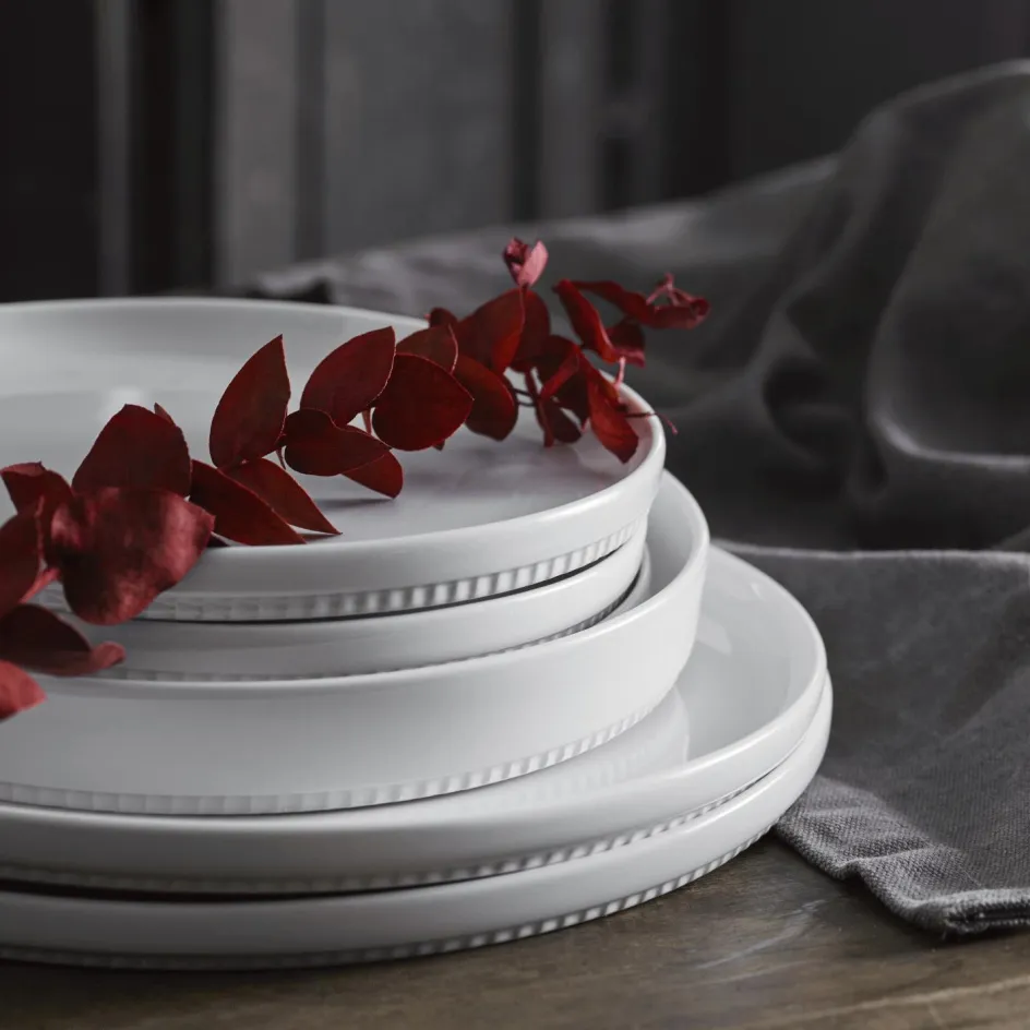 Best Pillivuyt Toulouse Salat-/Pastatallerken 22 cm, Hvid