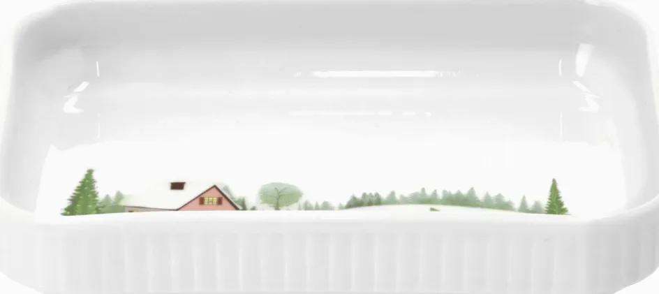 Best Pillivuyt Vinter Plissé Fad , Hvid