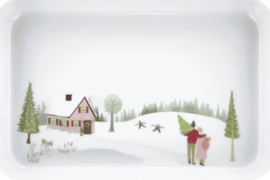 Best Pillivuyt Vinter Plissé Fad , Hvid