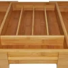 Online Point Virgule Bestikbakke Udvidbar 40,5x26,5x6,5 cm, Bambus