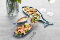 Hot Fiskeskål , Blå Skåle|Spisestue