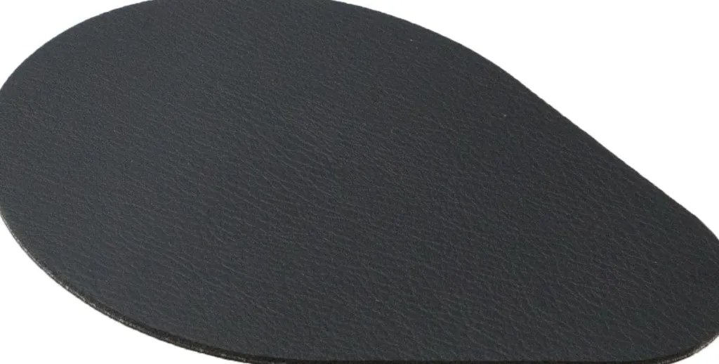 Point Virgule Glasbrikker > Glasbrik 4 stk. 12,5x10, Sort Læder