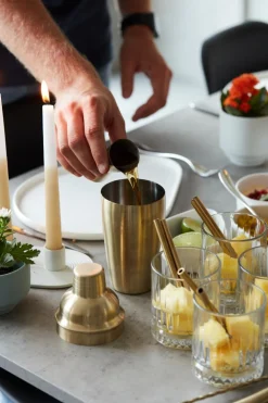 Point Virgule Barudstyr > Jigger 20/50 ml, Rustfrit Stål/Guld