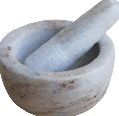 Best Morter m. Støder Ø12 cm, Hvid Marmor Tilberedning