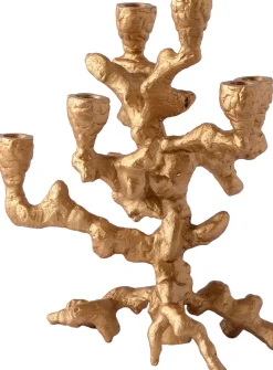 POLSPOTTEN Lysestager > Apple Tree Lysestage H32,5 cm, Guld