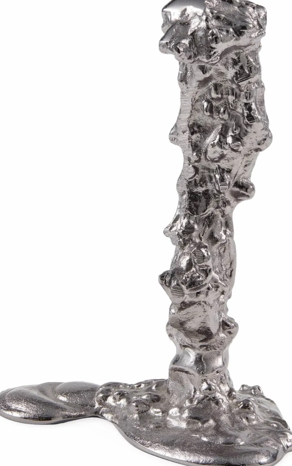 New POLSPOTTEN Drip Lysestage H25 cm, Sort Nikkel