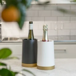 Online Pulltex Vinkøler, Hvid/Guld