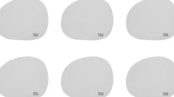 Hot RAW Glasbrik 6 stk. 12,2x10 cm, Light Grey