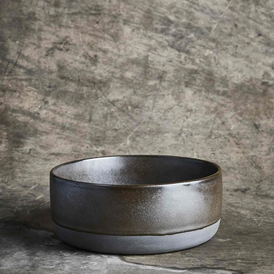 Clearance RAW Skål , Metallic Brown