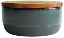 New Skål m. Låg og Ske Ø9,5 cm, Northern Green Opbevaring Til Køkkenet|Opbevaringskrukker Og -Glas