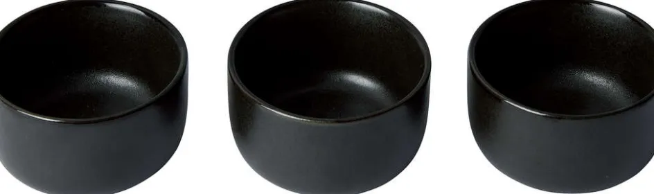 Sale RAW Skåle 3 stk. Ø7,5 cm, Titanium Black