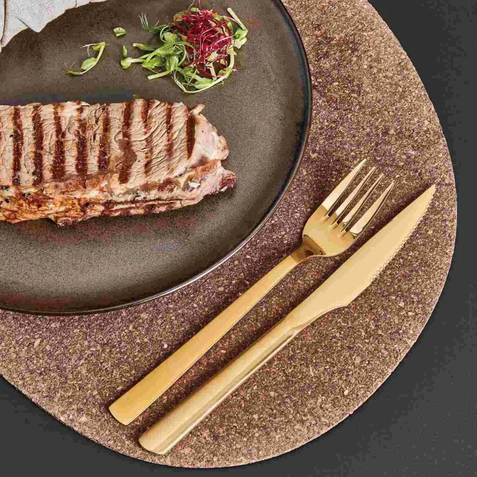 Discount RAW Steakbestik 8 Dele, Guld