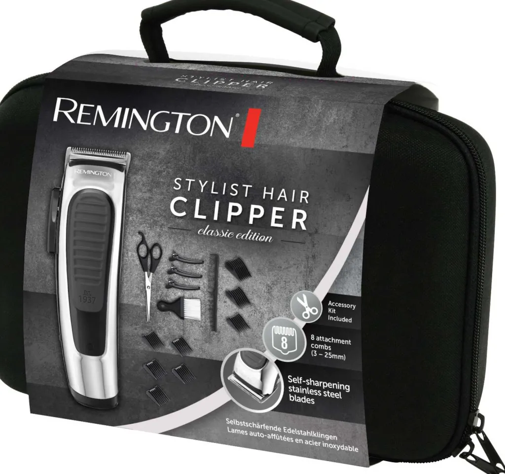 Outlet Remington Stylist Classic Edition Hårtrimmer, Sølv Hårtrimmere