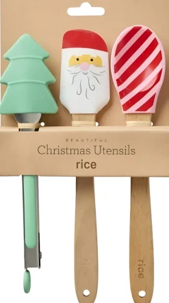 Sale RICE Christmas Redskabssæt 3 Dele, Multifarvet