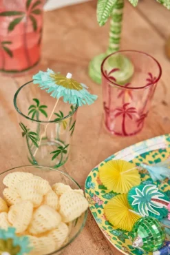 Hot RICE Glas 40 cl, Green Palms