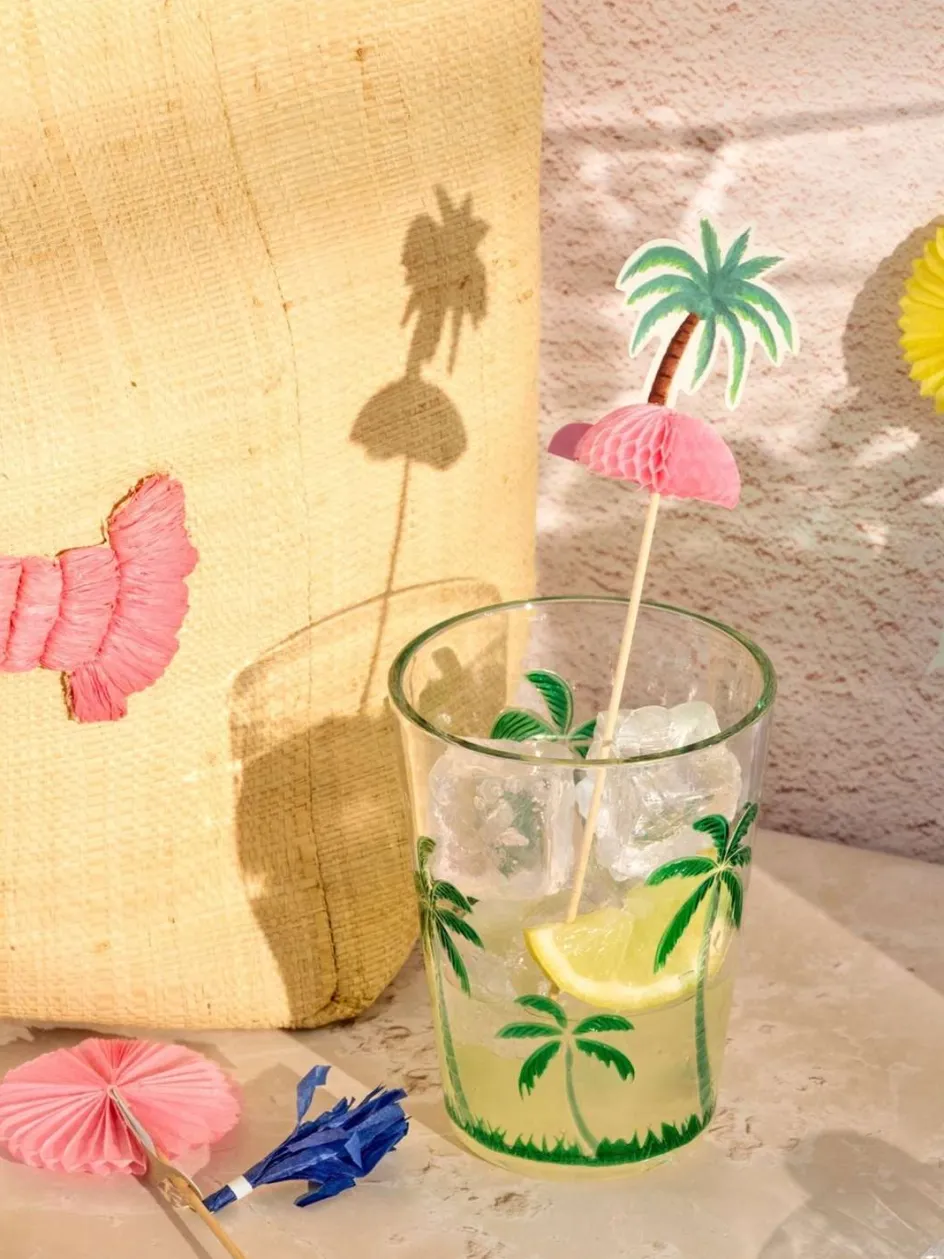 Hot RICE Glas 40 cl, Green Palms