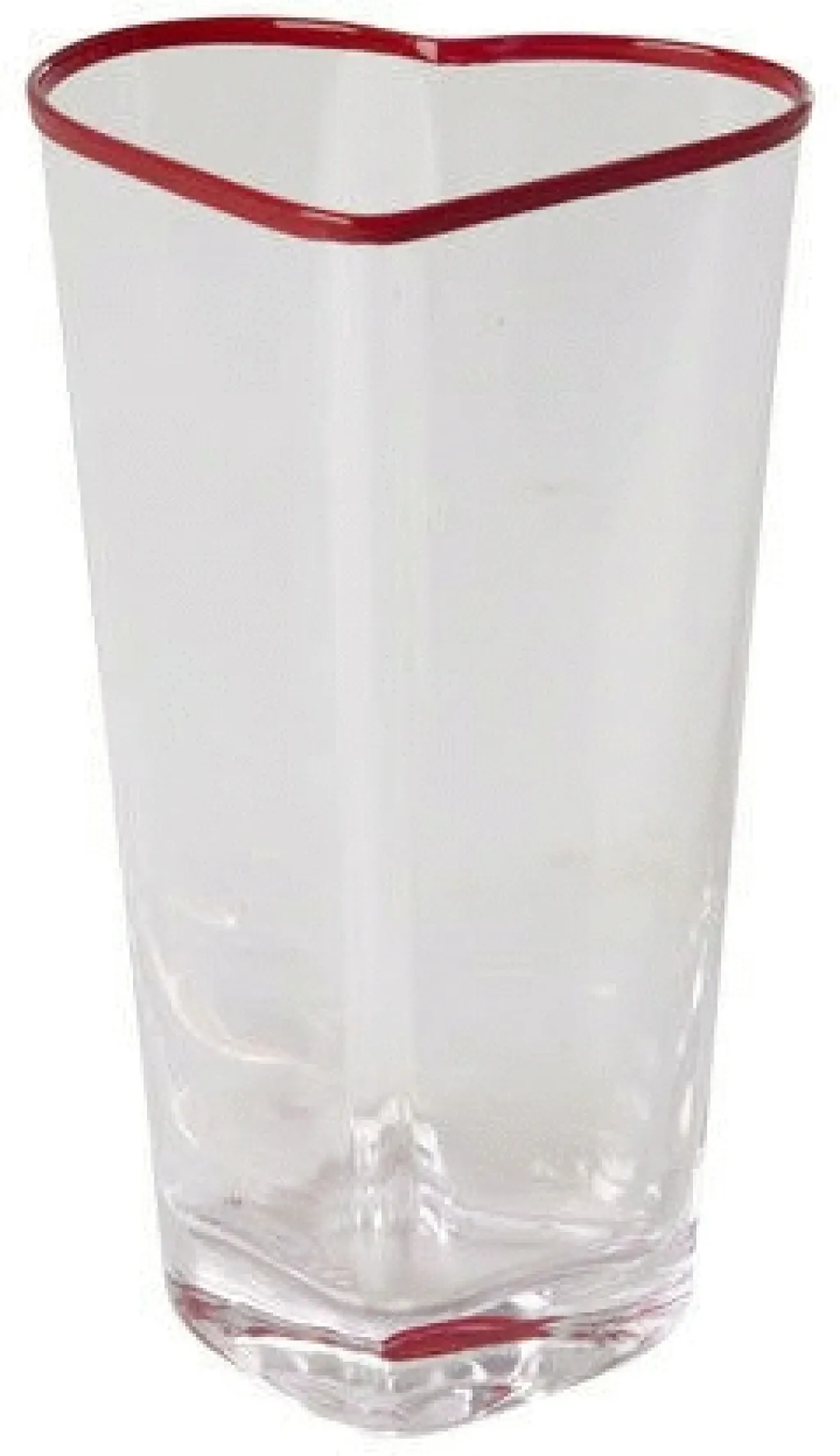RICE Vandglas > Glas 25 cl, Hjerte/Rød
