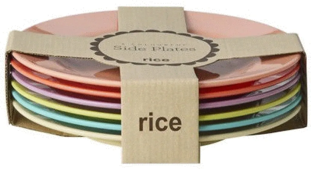 Børn RICE Tallerkensæt|Børnetallerkener > Glory Days Colors Tallerken , Multi