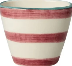 RICE Hand-Painted Espressokop , Pink
