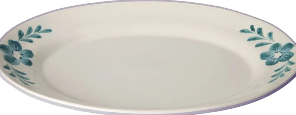 RICE Spisestue|Fade > Hand-Painted Serveringsfad ,