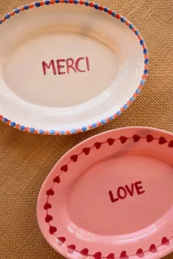 Best RICE Hand-Painted Serveringsfad , Love