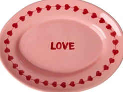 Best RICE Hand-Painted Serveringsfad , Love