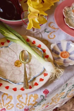 Sale Hand-Painted Tallerken 19,5 cm, Desserttallerkener