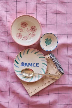 RICE Desserttallerkener > Hand-Painted Tallerken 15 cm,