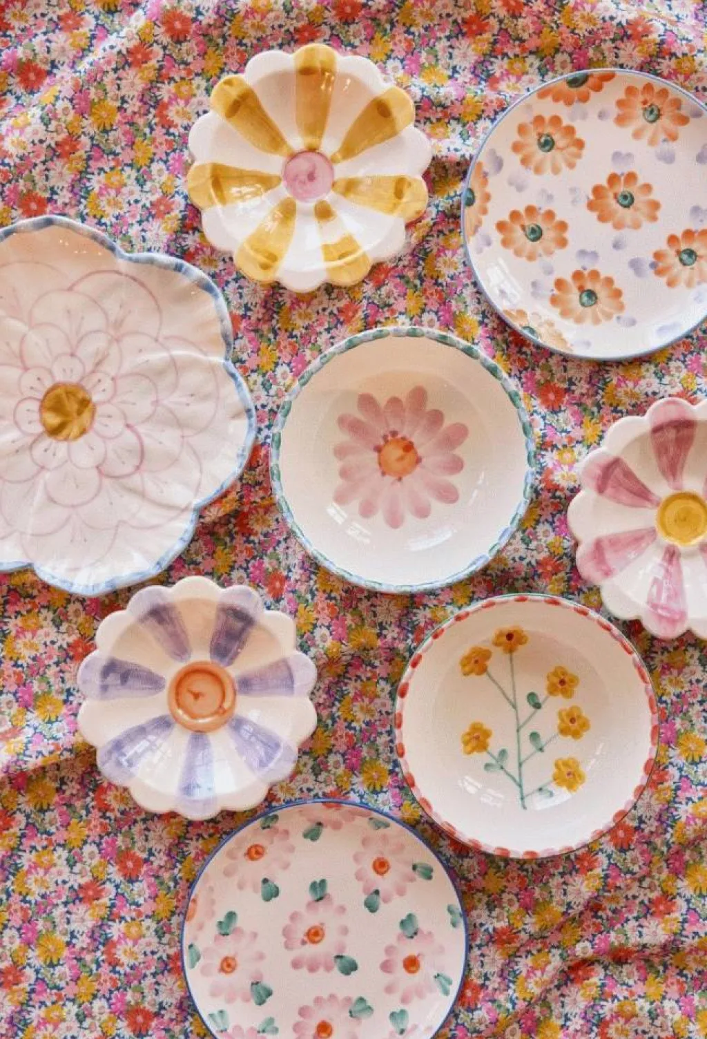 RICE Desserttallerkener > Hand-Painted Tallerken 15 cm,