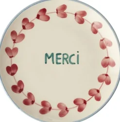 Clearance RICE Hand-Painted Tallerken 15 cm, Merci