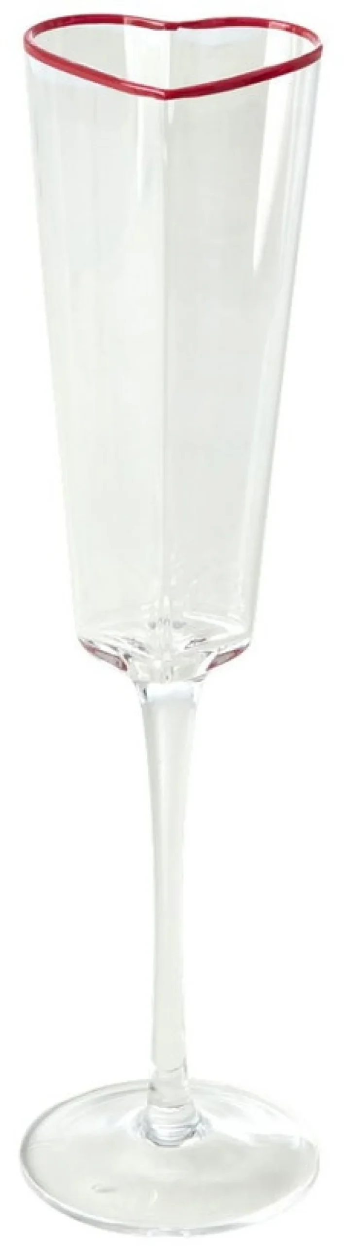 Outlet Heart Champagneglas 15,5 cl, Rød Champagneglas|Champagneglas