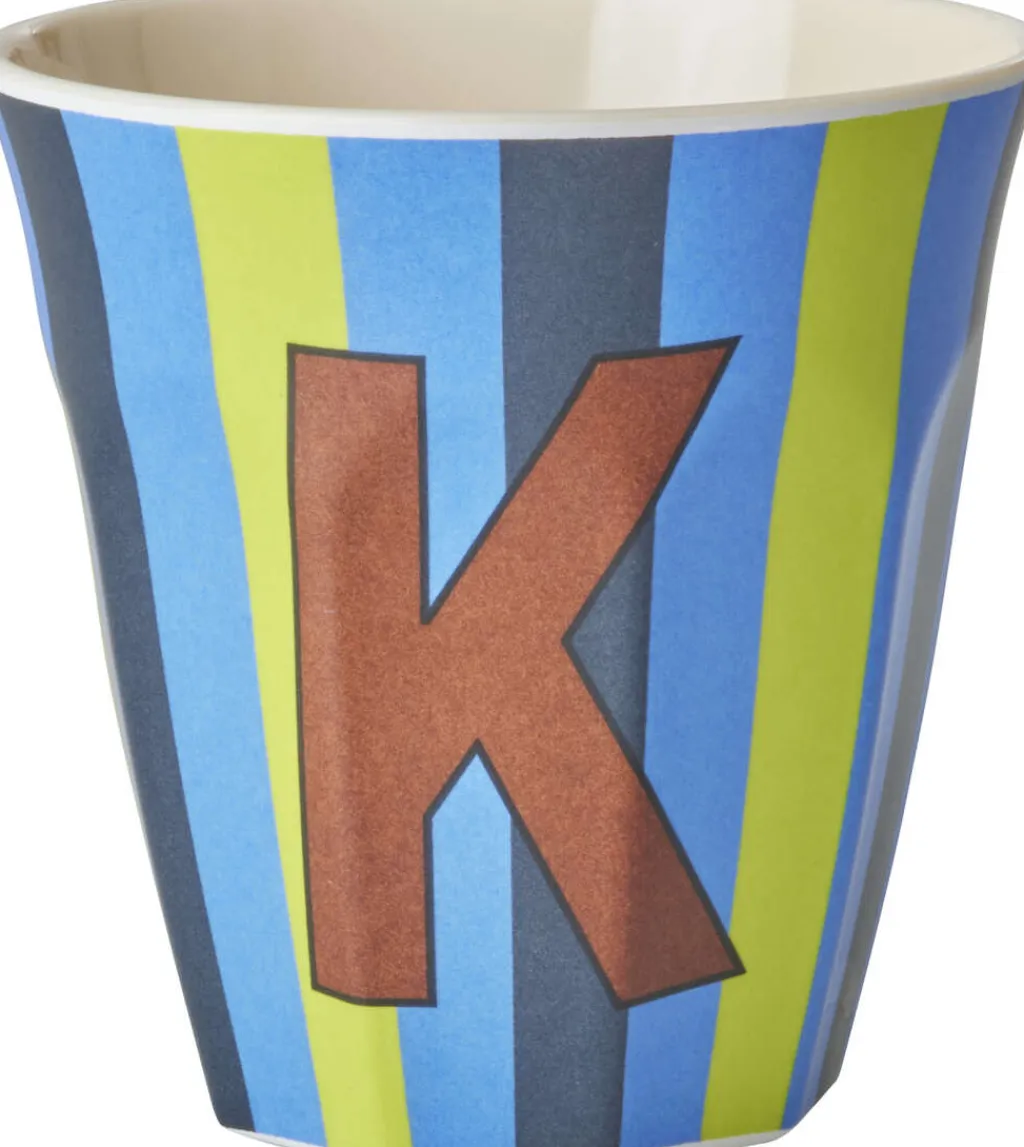 RICE KIDS Kopper > Alfabetkop Stripes Kop 25 cl,