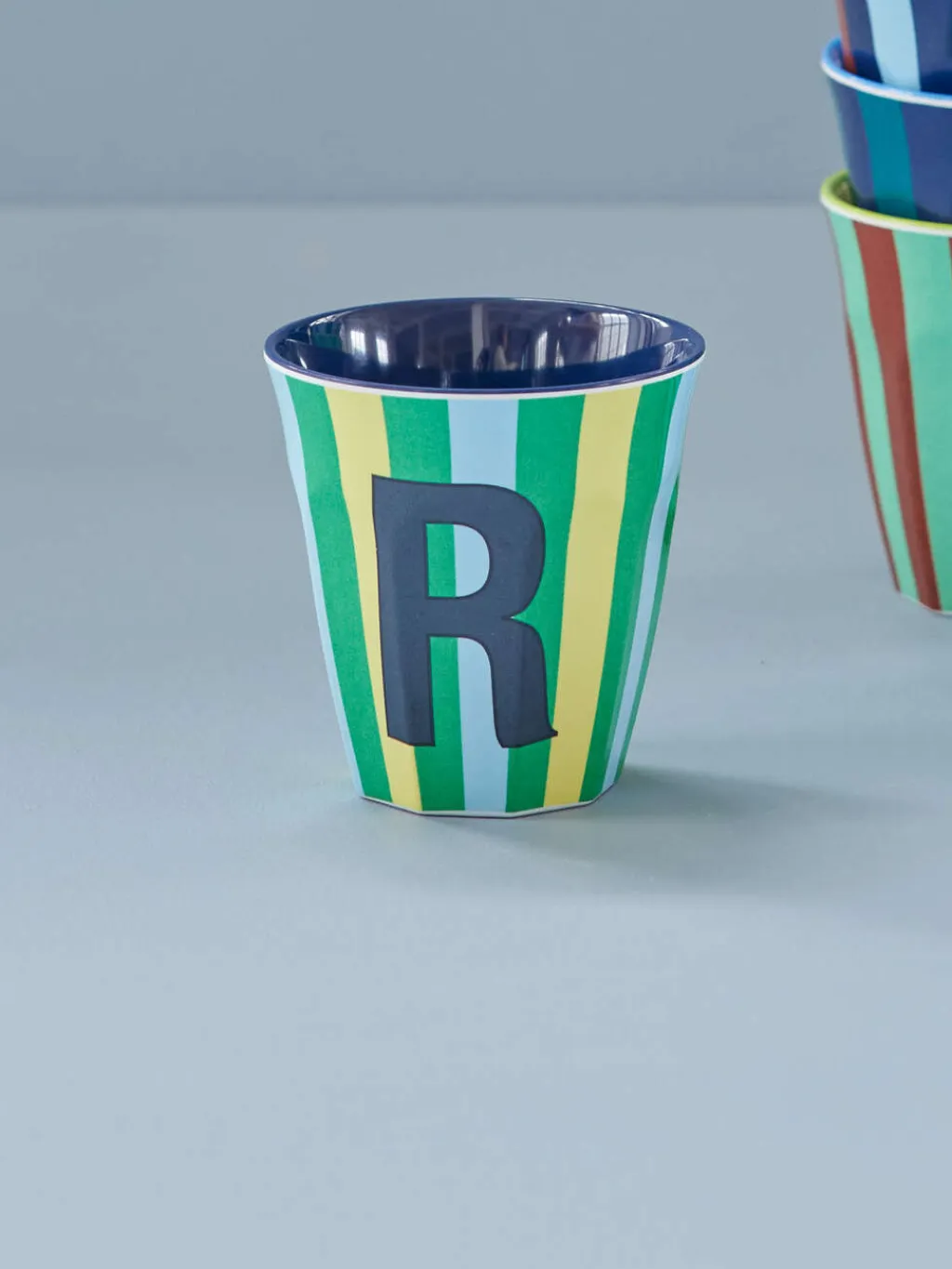 RICE KIDS Kopper > Alfabetkop Stripes Kop 25 cl,