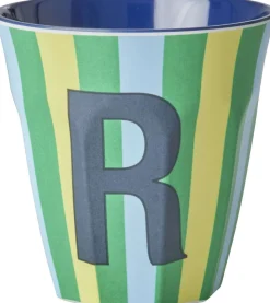 RICE KIDS Kopper > Alfabetkop Stripes Kop 25 cl,