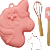 Online Bagesæt 4 Dele, Unicorn Love/Coral Børn Køkken- Og Rolleleg