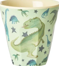 New RICE KIDS Kop 25 cl, Dino/Creme