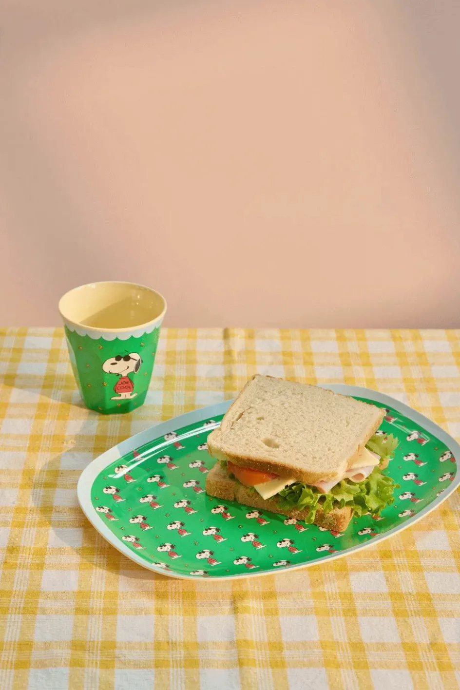 RICE KIDS Kop 25 cl, Snoopy/Grøn